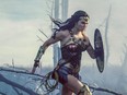 This image released by Warner Bros. Entertainment shows Gal Gadot in a scene from "Wonder Woman," in theaters on June 2.