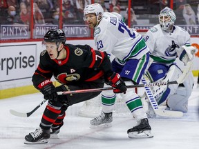 "For the fans who haven’t yet fully bought into the rebuild, a long-term commitment to captain in the making Brady Tkachuk is the bridge to re-establishing trust with the organization," writes Ken Warren.