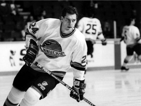 'Tom was really a gentleman. He would always stop to talk to people and he always remembered their names. Just very personable and a good honest guy.' — Cliff Ronning on the death of former Canucks teammate Tom Kurvers, here with the Montreal Canadiens.