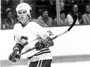 Defenceman Tom Kurvers was part of the Canadiens’ Stanley Cup team in 1986 before being traded to the Buffalo Sabres the next season.