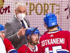 "It’s frustrating because I’ve been doing everything that they ask us to do,” Canadiens head coach Dominique Ducharme said during a Zoom conference Sunday afternoon about testing positive for COVID-19. "I never exposed myself and I got that bad luck."