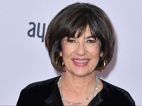 In this file photo taken on Nov. 25, 2019, British/Iranian journalist Christiane Amanpour arrives for the 47th Annual International Emmy Awards at New York Hilton in New York City.