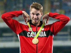 Derek Drouin, the 2016 Olympic men's high jump champion, has withdrawn from the Canadian Olympic track and field trials being held this weekend in Montreal.