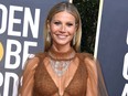 Actress Gwyneth Paltrow arrives for the Golden Globe Awards at The Beverly Hilton hotel in Beverly Hills, Calif., Jan. 5, 2020.