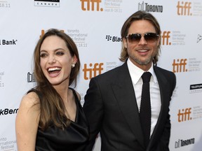 Brad Pitt and Angelina Jolie seen at the 2011 Toronto Film Festival.