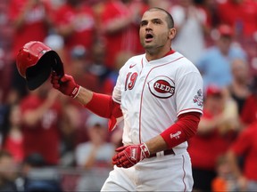 Cincinnati Reds first baseman Joey Votto, who is from Toronto, had some fun with St. Louis Cardinals fans recently.