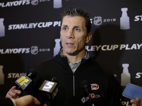 Carolina coach Rod Brind'Amour.