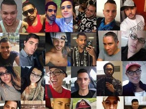 Some of the victims of the shooting at Pulse Nightclub in Orlando in 2016.