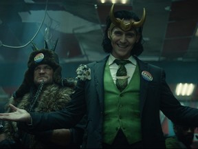 Tom Hiddleston stars as Loki in the latest Marvel series streaming on Disney+.