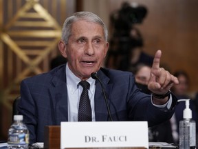 Top infectious disease expert Dr. Anthony Fauci responds to accusations by Sen. Rand Paul, R-Ky., as he testifies before the Senate Health, Education, Labor, and Pensions Committee, July 20, 2021 on Capitol Hill in Washington, D.C.