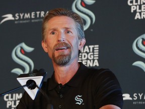 Dave Hakstol is the first head coach of the Seattle Kraken.