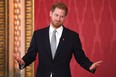 Prince Harry, Duke of Sussex, the Patron of the Rugby Football League hosts the Rugby League World Cup 2021 draws at Buckingham Palace on January 16, 2020 in London, England.