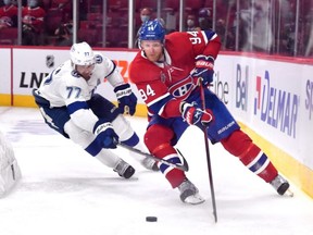 Corey Perry wound up playing 49 games for the Habs during the regular season, scoring nine goals and 21 points. And in the playoffs, he was one of the team’s most impactful players. Getty Images