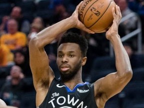 Golden State’s Andrew Wiggins will likely form part of the nucleus for what could be a powerful Canadian team.  USA TODAY Sports