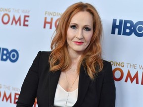 In this file photo taken on December 11, 2019 British author J. K. Rowling attends HBO's "Finding The Way" world premiere at Hudson Yards in New York City.