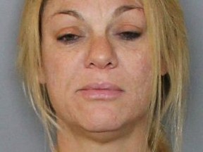 Heather Kennedy was charged with trespassing and resisting without violence after being found naked in a man's pool.