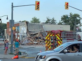 An explosion near the site of a gas leak reported earlier this year has devastated part of Wheatley's downtown core on Aug. 26, 2021.