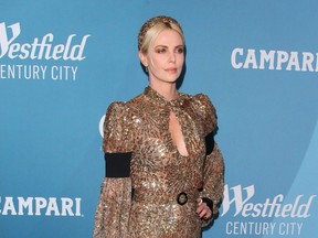 Actress Charlize Theron attends the 22nd Costume Designers Guild Awards in Beverly Hills, Calif., Jan. 28, 2020.