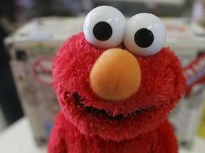 A TMX Elmo is displayed at Toy Town as the last days of Christmas shopping arrive December 21, 2006 in Key Biscayne, Florida.