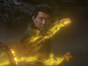 Shang-Chi (Simu Liu) in Marvel Studios' Shang-Chi and the Legend of the Ten Rings.