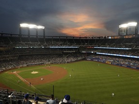 The New York Mets' Citi Field is pictured in this file photo taken on Aug. 26, 2021 in New York City.