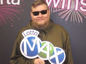 Andrew Weninger, of Edmonton, wins $15 million from March 26 Lotto Max draw.