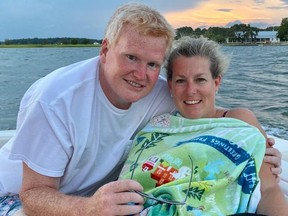 Alex Murdaugh and late wife, Maggie, who was shot to death on June 7, 2021, along with their son, Paul.