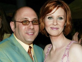 Cynthia Nixon shared this image on her Instagram account, paying tribute to her "Sex and the City" co-star Willie Garson.