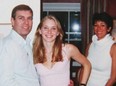 From left, Prince Andrew, Virginia Roberts Giuffre and socialite Ghislaine Maxwell.