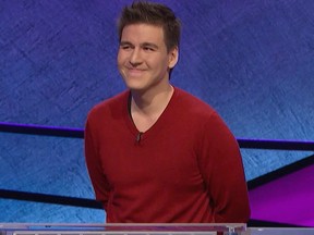 James Holzhauer on an episode of "Jeopardy!"