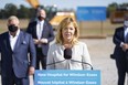 Ontario’s Minister of Health Christine Elliott makes an announcement for the funding of a new hospital in Windsor on Monday, October 18, 2021.