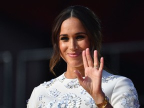 Duchess of Sussex Meghan Markle speaks during the 2021 Global Citizen Live festival at the Great Lawn, Central Park on Sept. 25, 2021 in New York City.