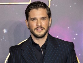 Kit Harington attends the U.K. gala screening of Eternals at BFI IMAX in London, Oct. 27, 2021.