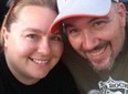 Christina Ann Thompson Harris, 36, with husband Jason Thomas Harris.