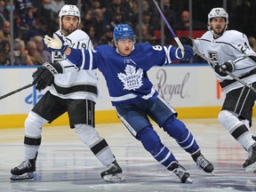According to Steve Simmons, William Nylander (centre) has been the Leafs’ most dynamic and dangerous player through 15 games.