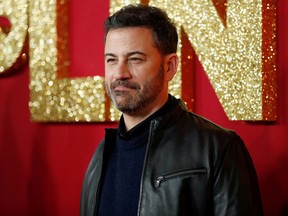 Television host Jimmy Kimmel poses at a premiere for the movie Dumplin' in Los Angeles, Dec. 6, 2018.