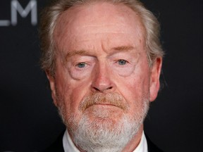 English filmmaker Ridley Scott arrives for the 10th annual LACMA Art+Film gala at the Los Angeles County Museum of Art (LACMA) in Los Angeles, Calif., on Nov. 6, 2021.