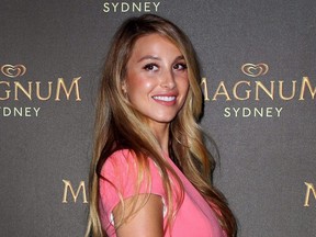 Whitney Port arrives at the Magnum Sydney Pleasure Store launch at Westfield Sydney in Sydney, Australia, July 17, 2013.