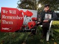 Wayne McKay poses for a photo holding a photo of his great uncle George Ledingham in Almonte. George Ledingham has been positively identified more than one century after he died in a First World War battle near Cambrai, France.