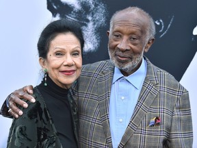 Music executive Clarence Avant and his wife Jacqueline Avant attend Netflix's "The Black Godfather" premiere at Paramount Studios Theatre on June 3, 2019 in Los Angeles.