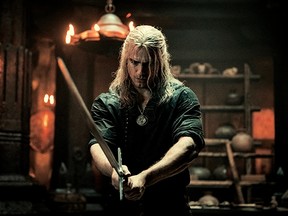 Henry Cavill as Geralt in Season 2 of The Waitcher on Netflix.