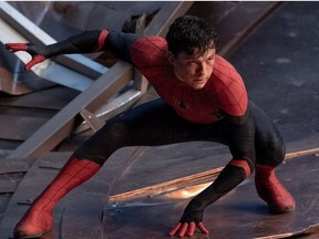 Tom Holland stars as Peter Parker/Spider-Man in Columbia Pictures' SPIDER-MAN: NO WAY HOME.