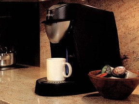 The one-cup coffee maker by Keurig.