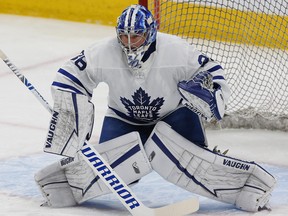 Maple Leafs goaltender Jack Campbell.