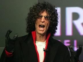 Radio personality Howard Stern presides over the NASDAQ opening bell in New York City. (Photo by Mario Tama/Getty Images)