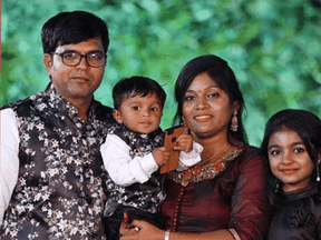La famille Patel, décédée en essayant d'entrer aux États-Unis depuis le Canada.