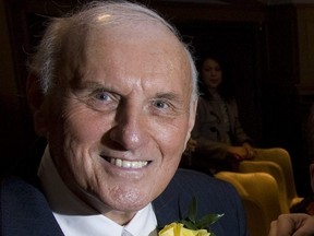 In this July 13, 2010 file photo, Hockey Night in Canada executive producer Ralph Mellanby is pictured at the Etobicoke Sports Hall of Fame induction dinner.