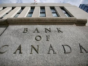 A sign is pictured outside the Bank of Canada building in Ottawa, Ontario, Canada, May 23, 2017.