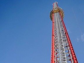 Orlando Free Fall ride at ICON Park, where a 14-year-old boy fell to his death.