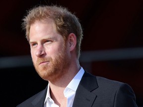 Britain's Prince Harry attends the 2021 Global Citizen Live concert at Central Park in New York City, Sep. 25, 2021.